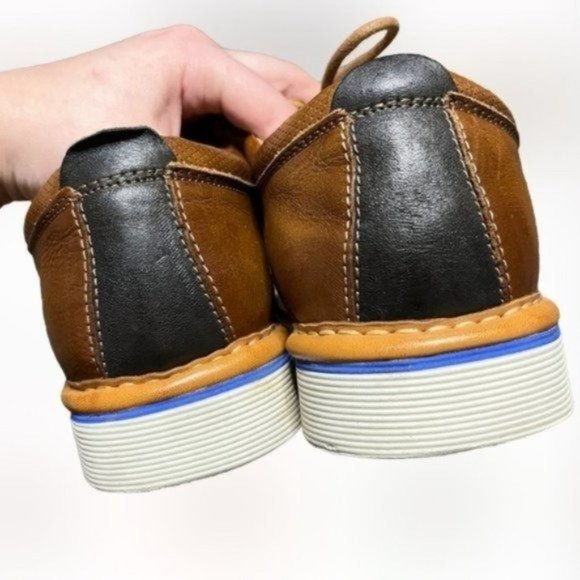 Steve Madden Brown Leather Oxford Dress Shoes Lace Up Mens 7.5 main image 4